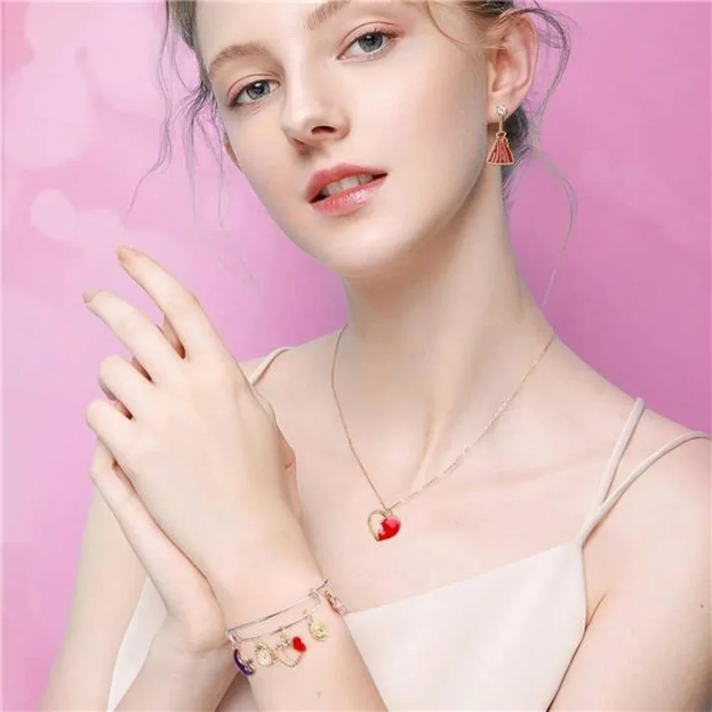 400Pcs Charms for Jewelry Making, Assorted Enamel Bracelet Bangle Charms, Mixed - Picture 2 of 7